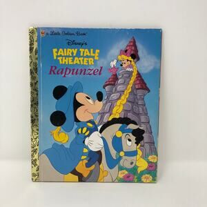 Vintage A Little Golden Book Disney’s Fairy Tale Theater Rapunzel 1998 1st Ed